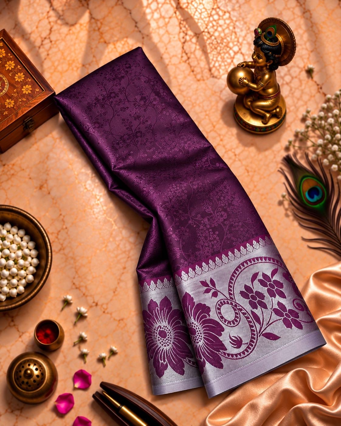 3D Embossed Semi Silk
