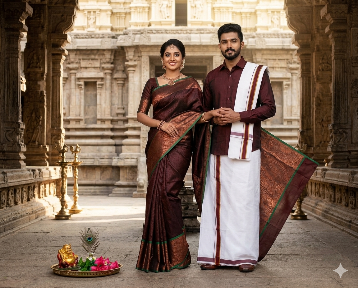 3D Embossed Matching Couple Combo