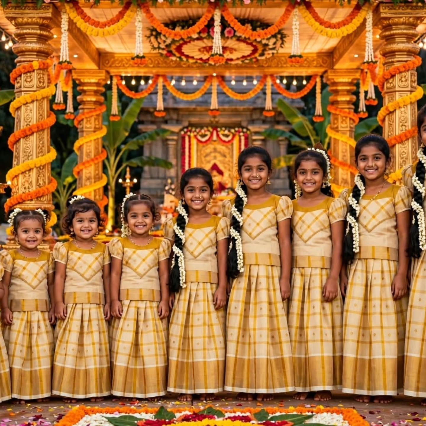 Kuttys Pattu Pavadai Dress