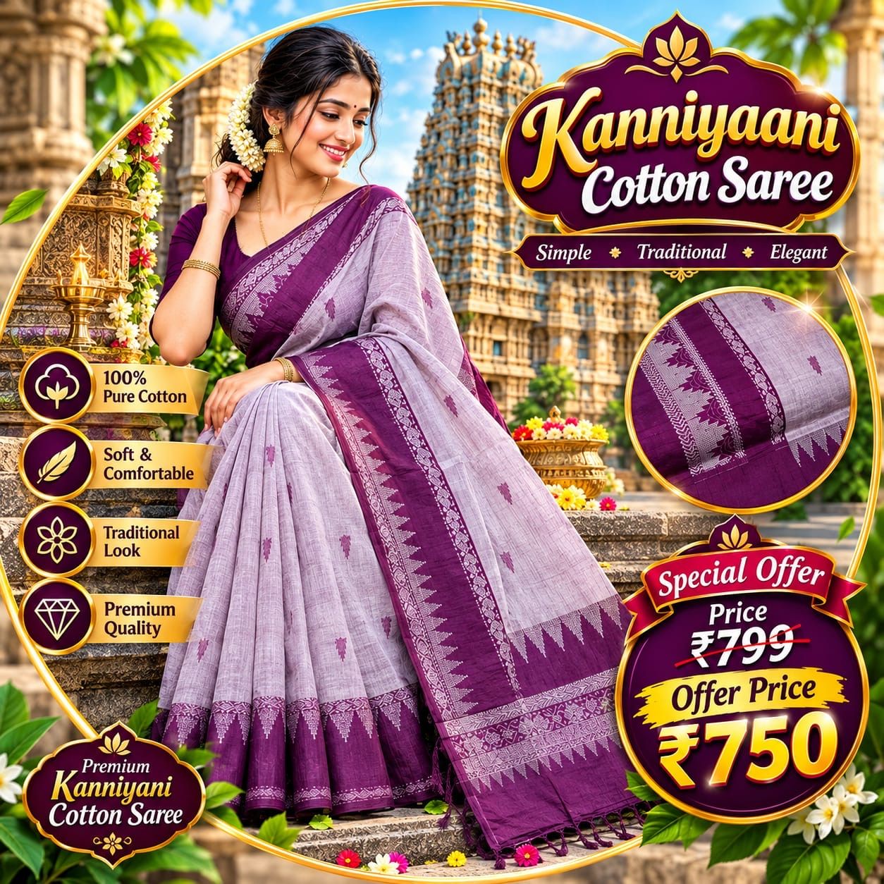 Kalyani Cotton Sarees