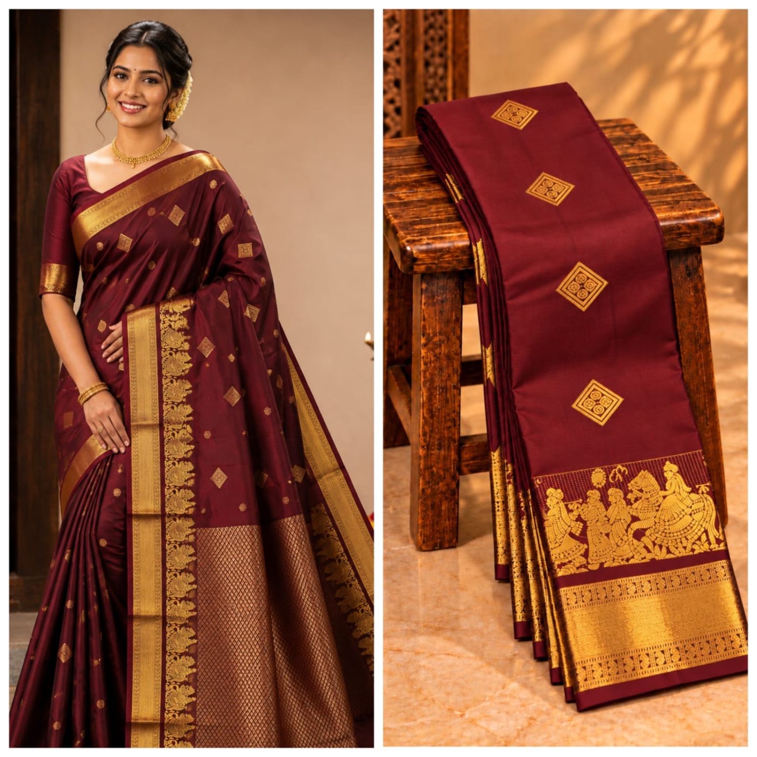 Pallakku Wedding Soft Silk Sarees
