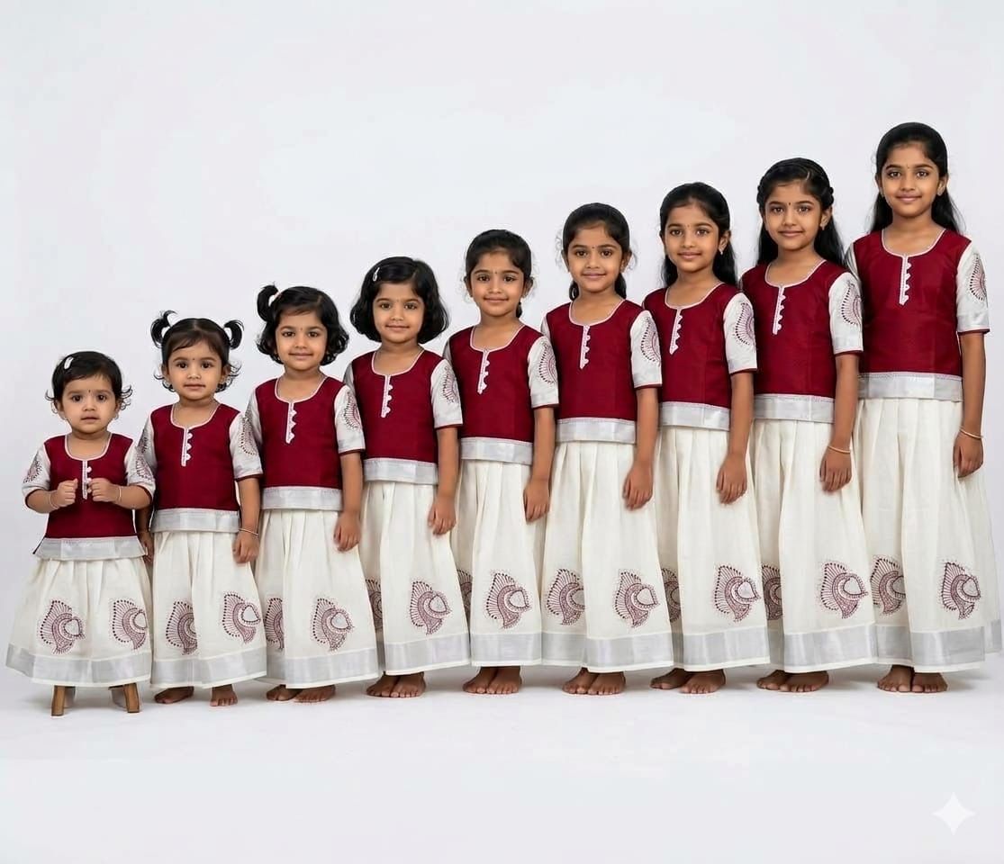 Kuttys Pattu Pavadai Dress