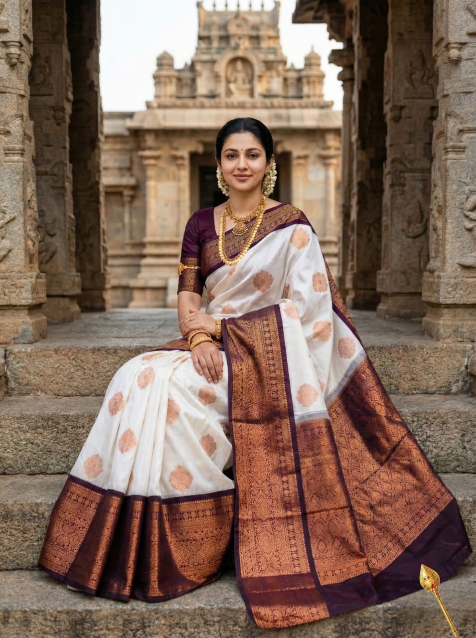 Mangalyam Korvai Tana Soft Silk