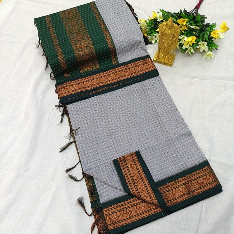 Checked Kalyani Cotton