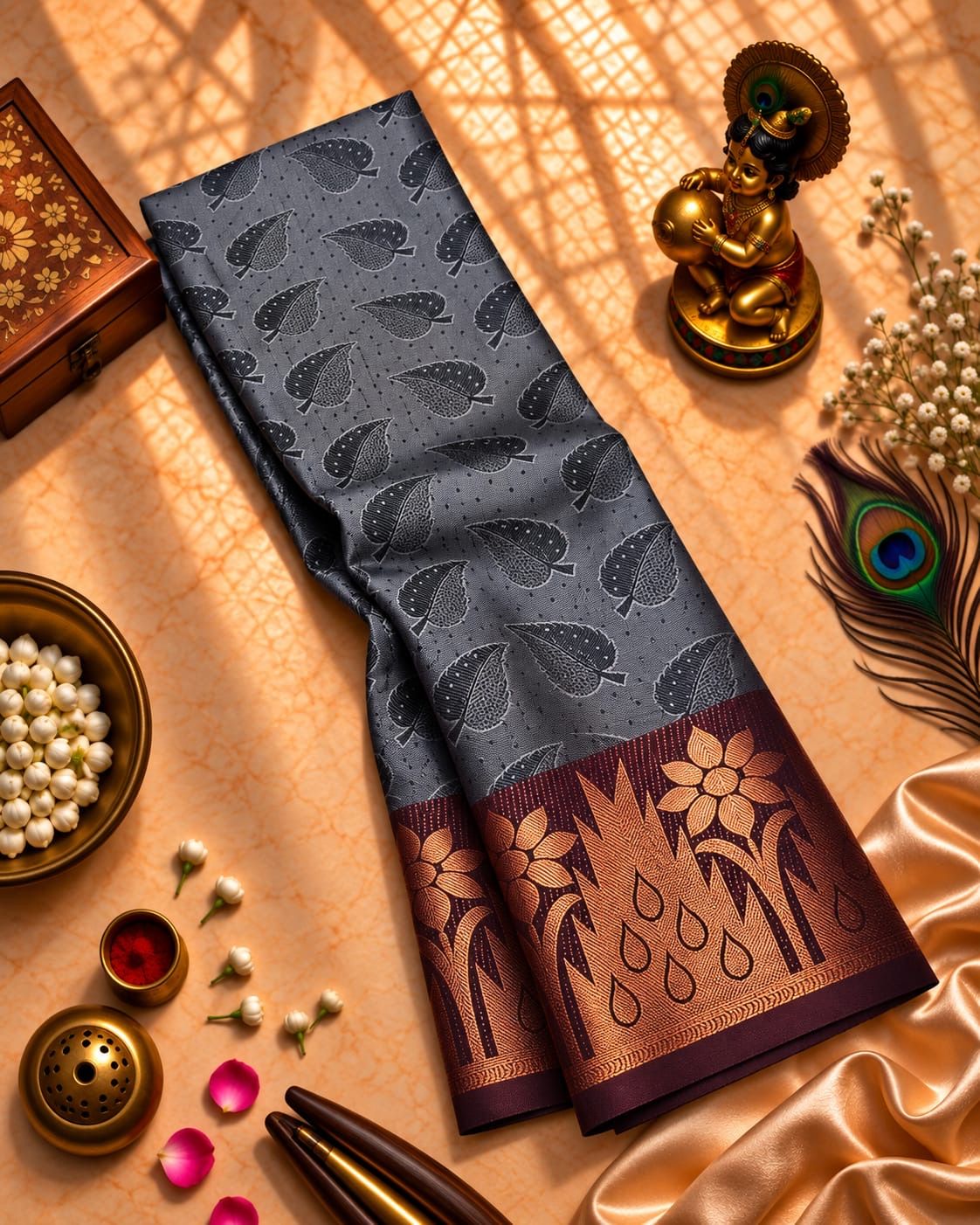3D Embossed Semi Silk