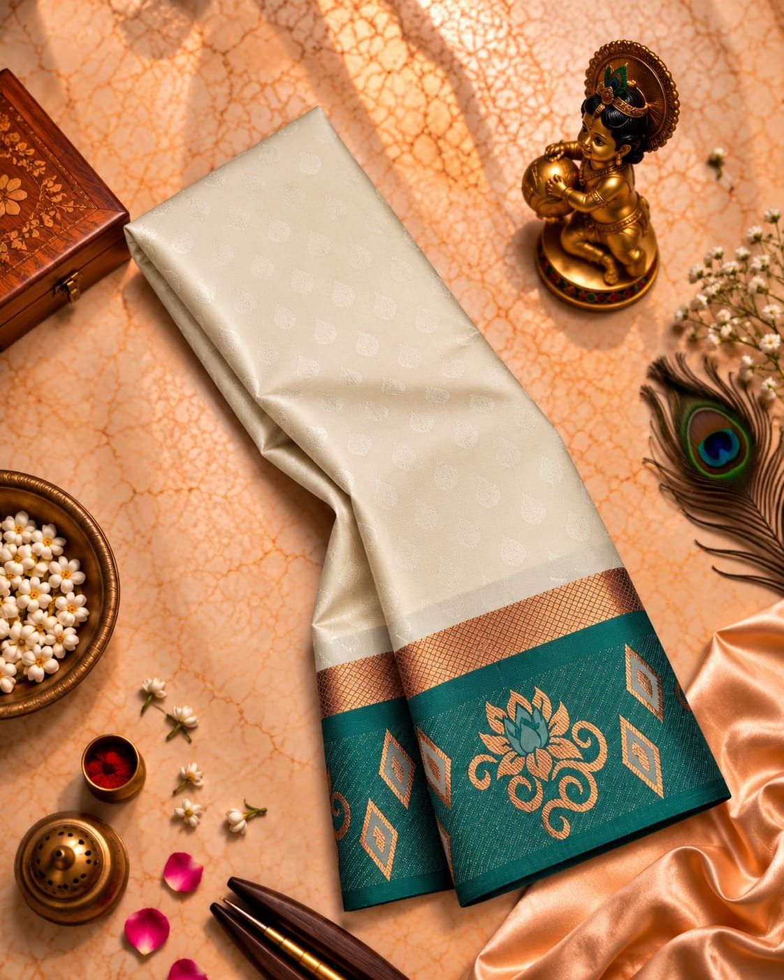 3D Embossed Semi Silk