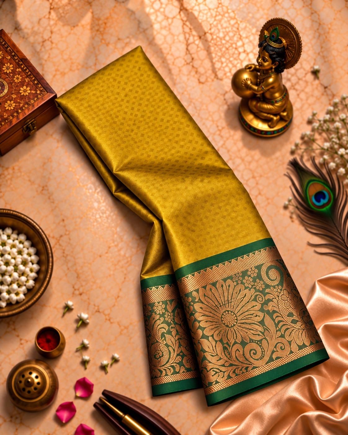 3D Embossed Semi Silk