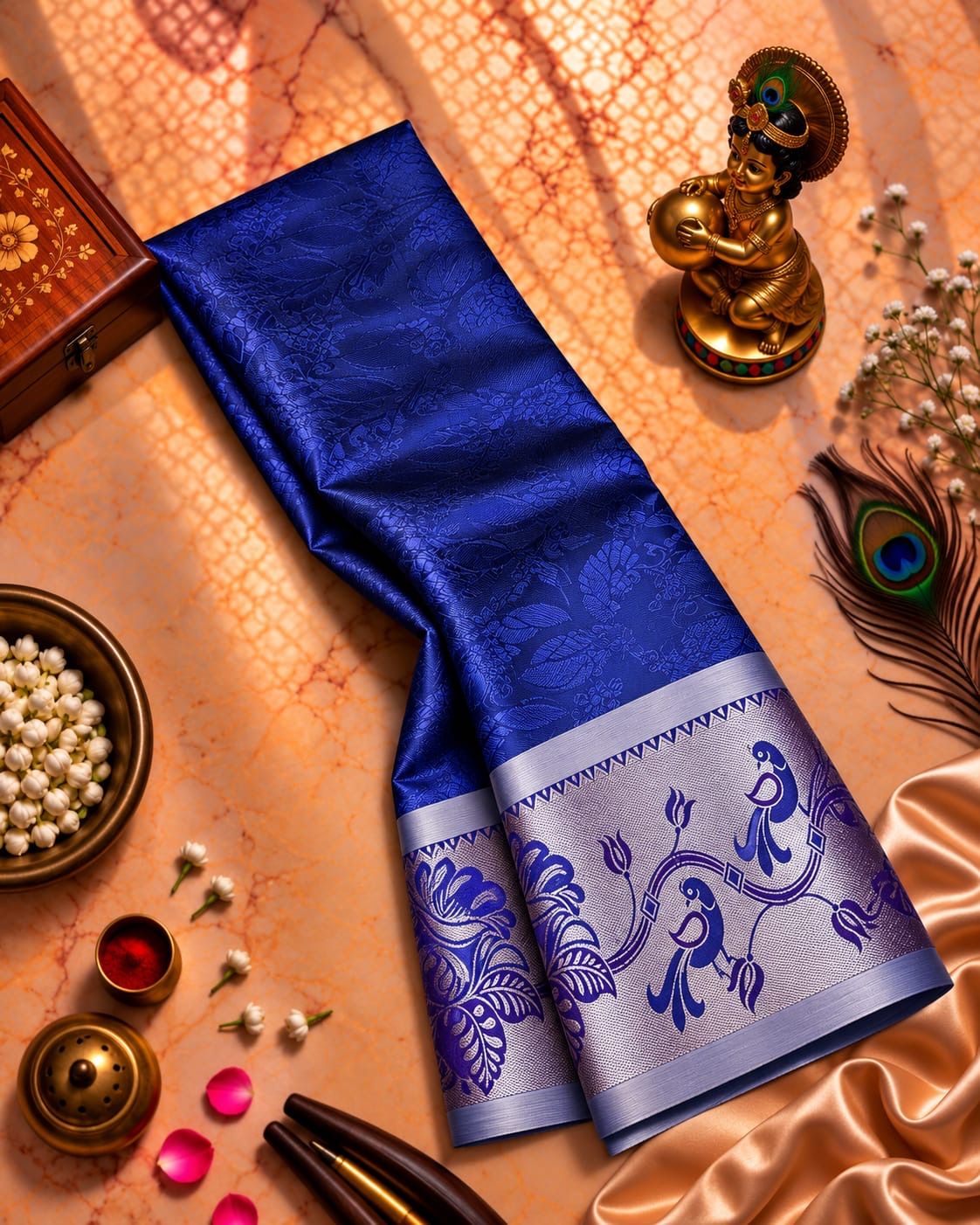 3D Embossed Semi Silk