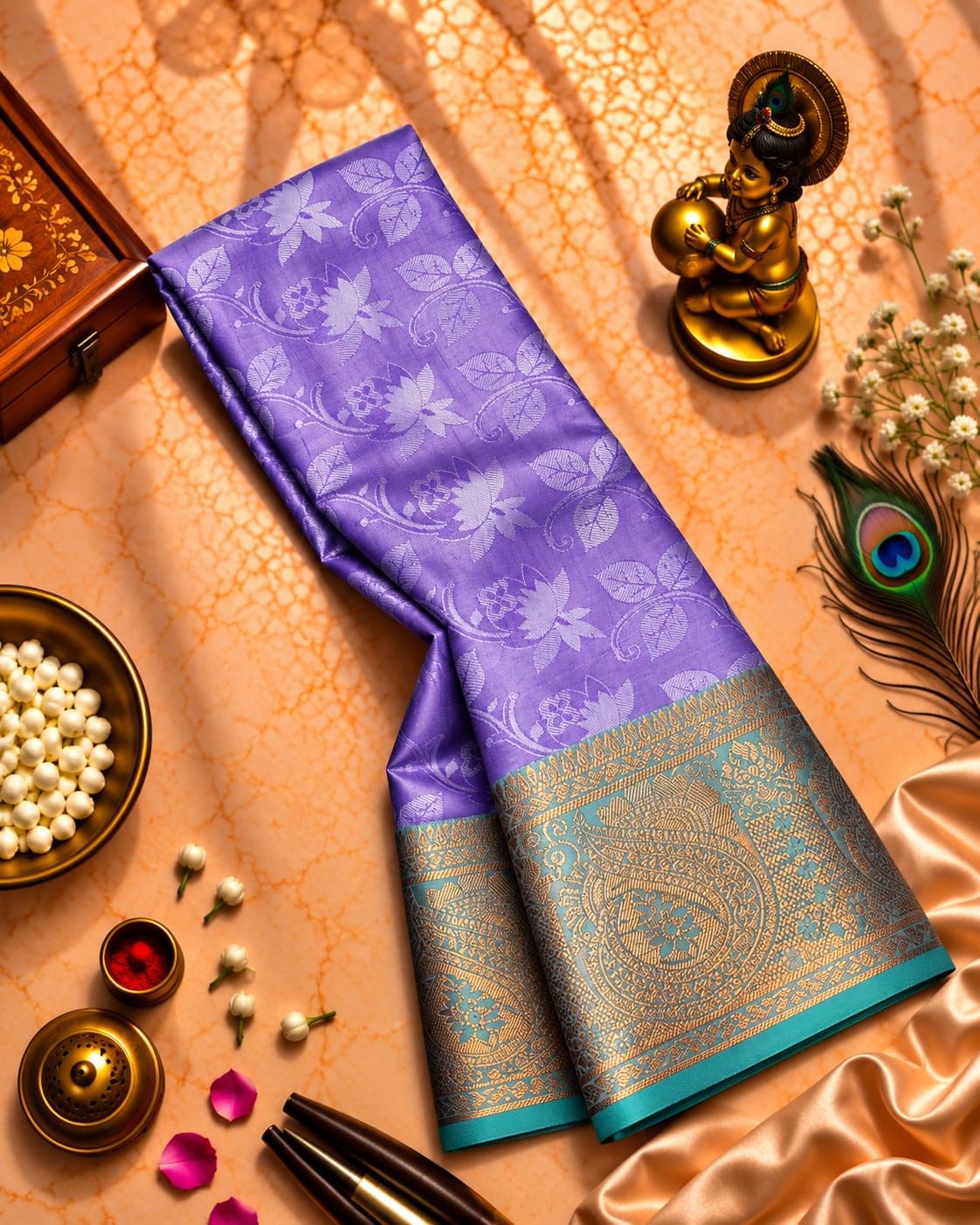 3D Embossed Semi Silk