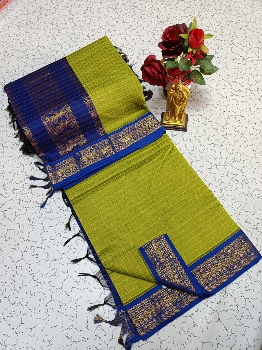 Checked Kalyani Cotton