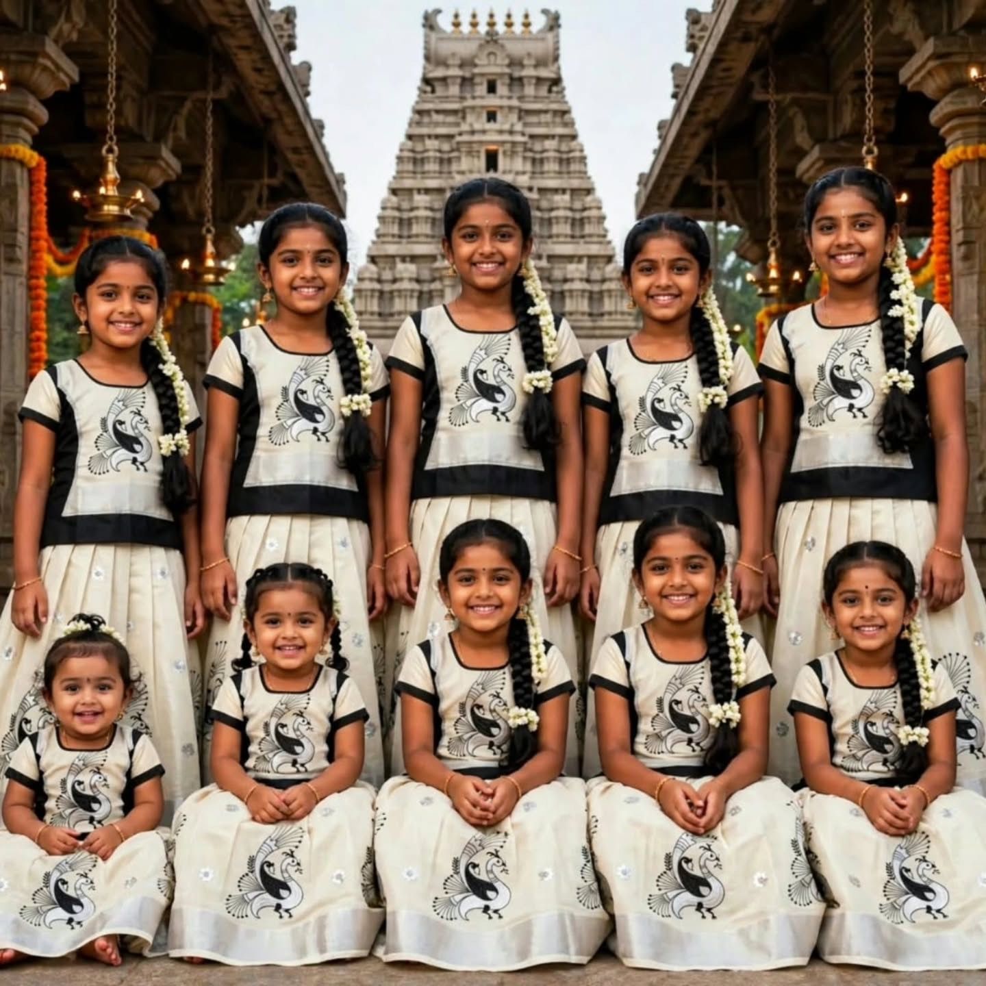Kuttys Pattu Pavadai Dress