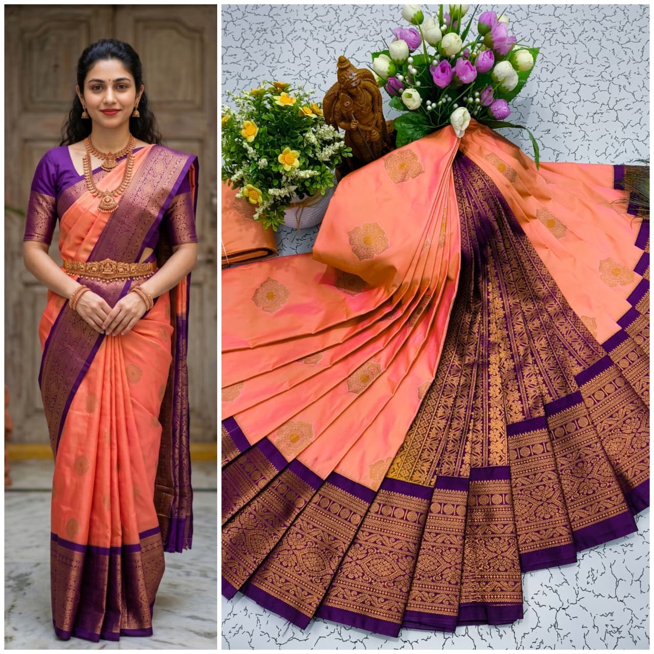 Mangalyam Korvai Soft Silk