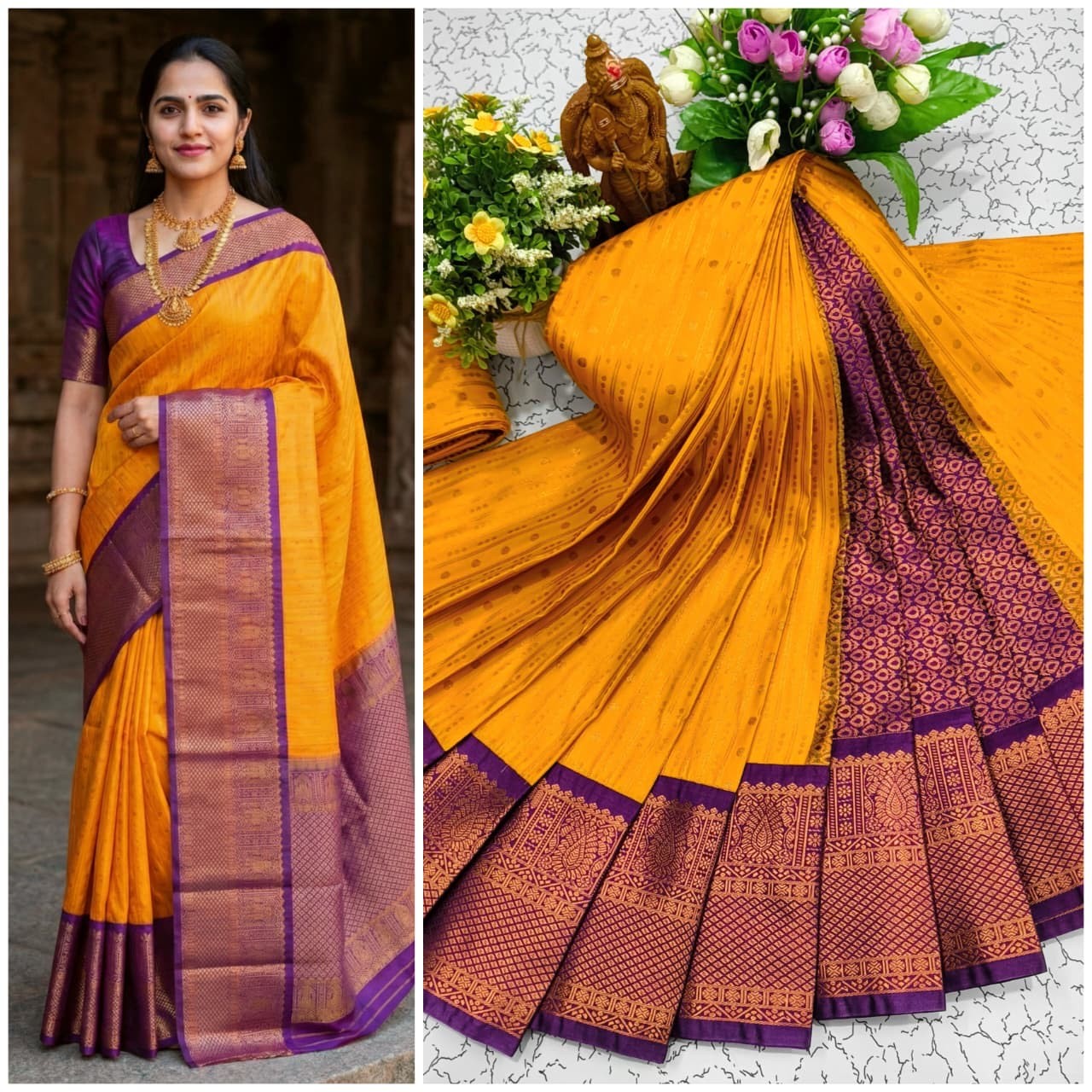 Mangalyam Korvai Soft Silk