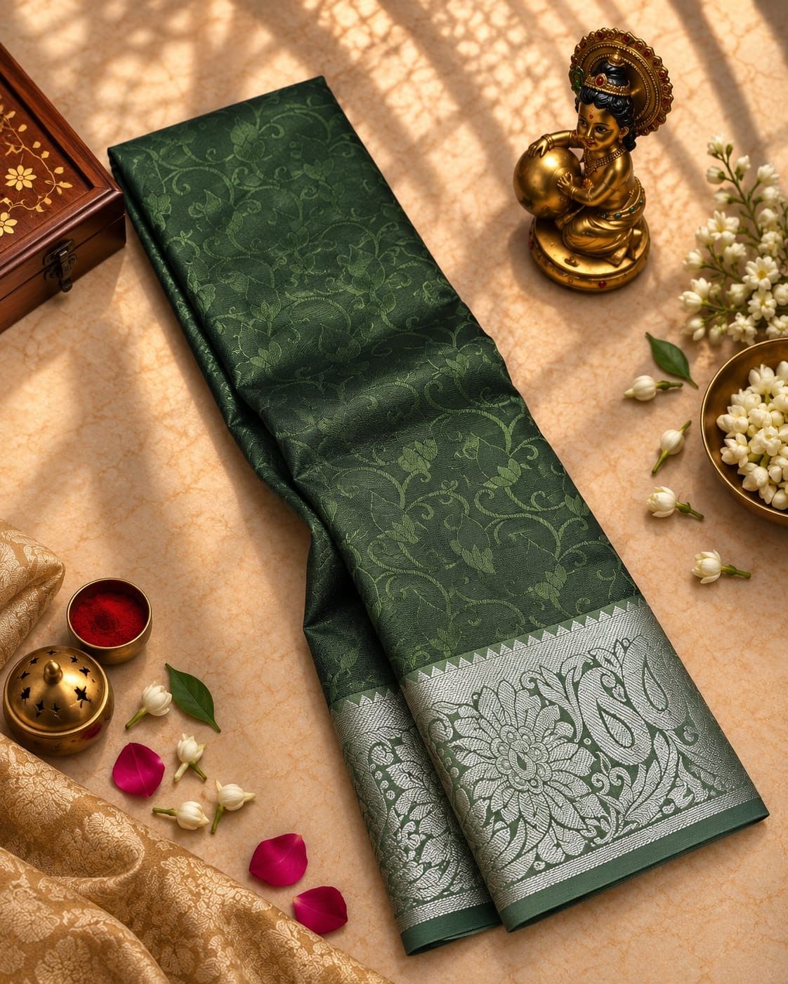 3D Embossed Semi Silk