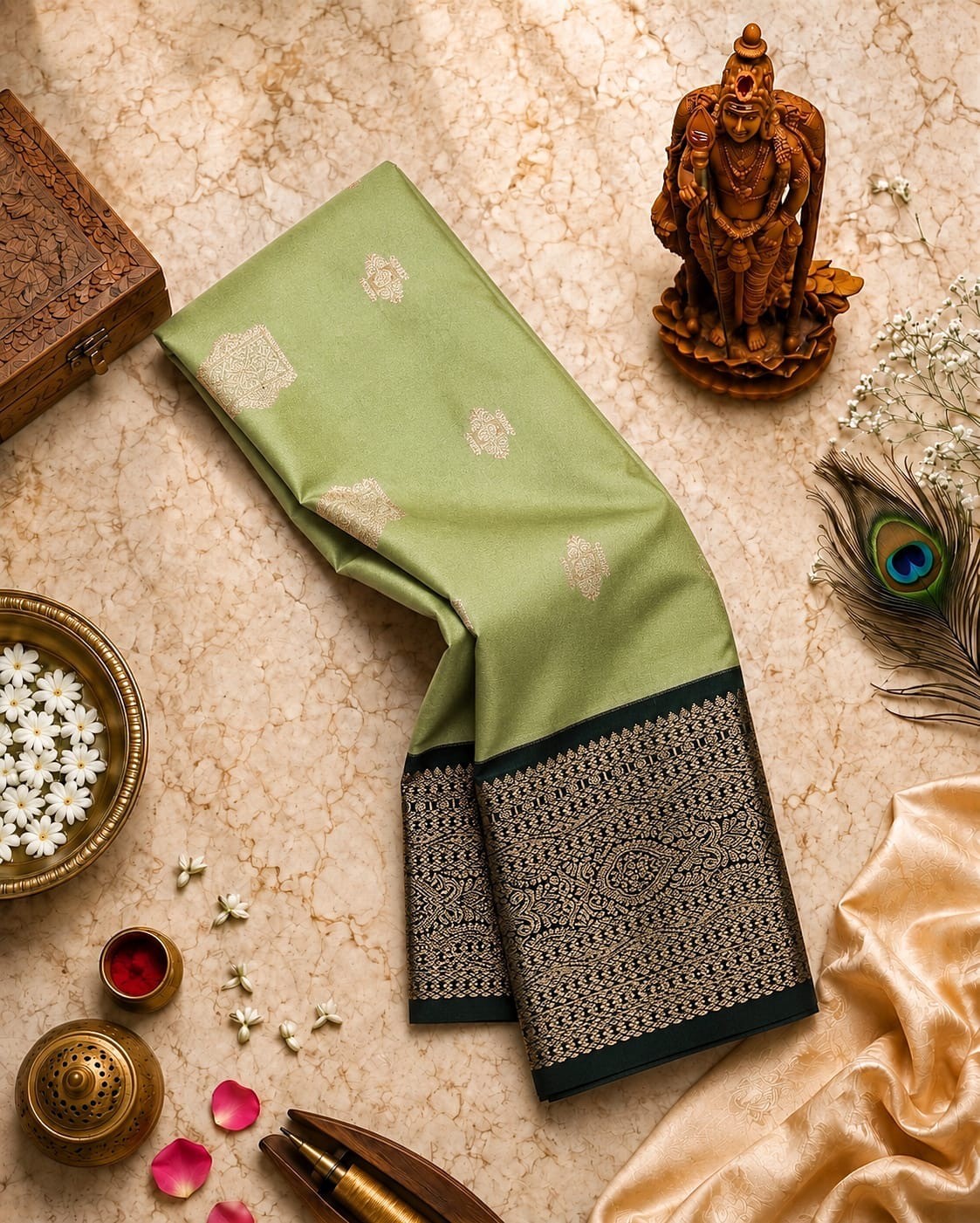 Mangalyam Korvai Soft Silk