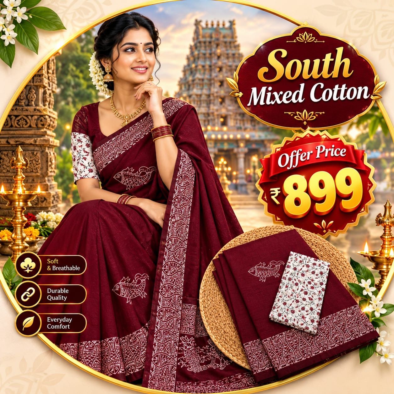 South Cotton Sarees