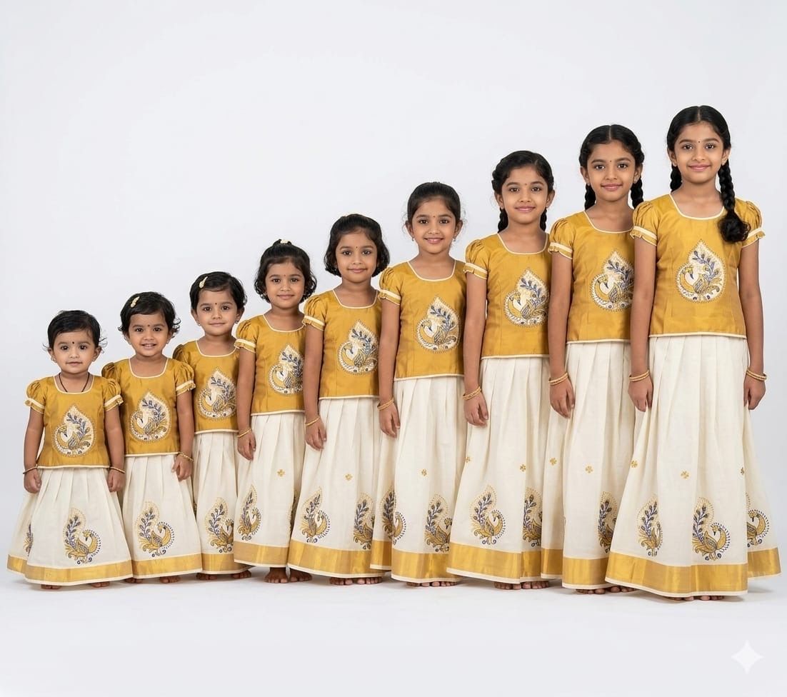 Kuttys Pattu Pavadai Dress