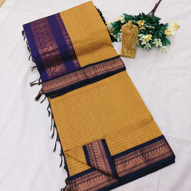 Checked Kalyani Cotton