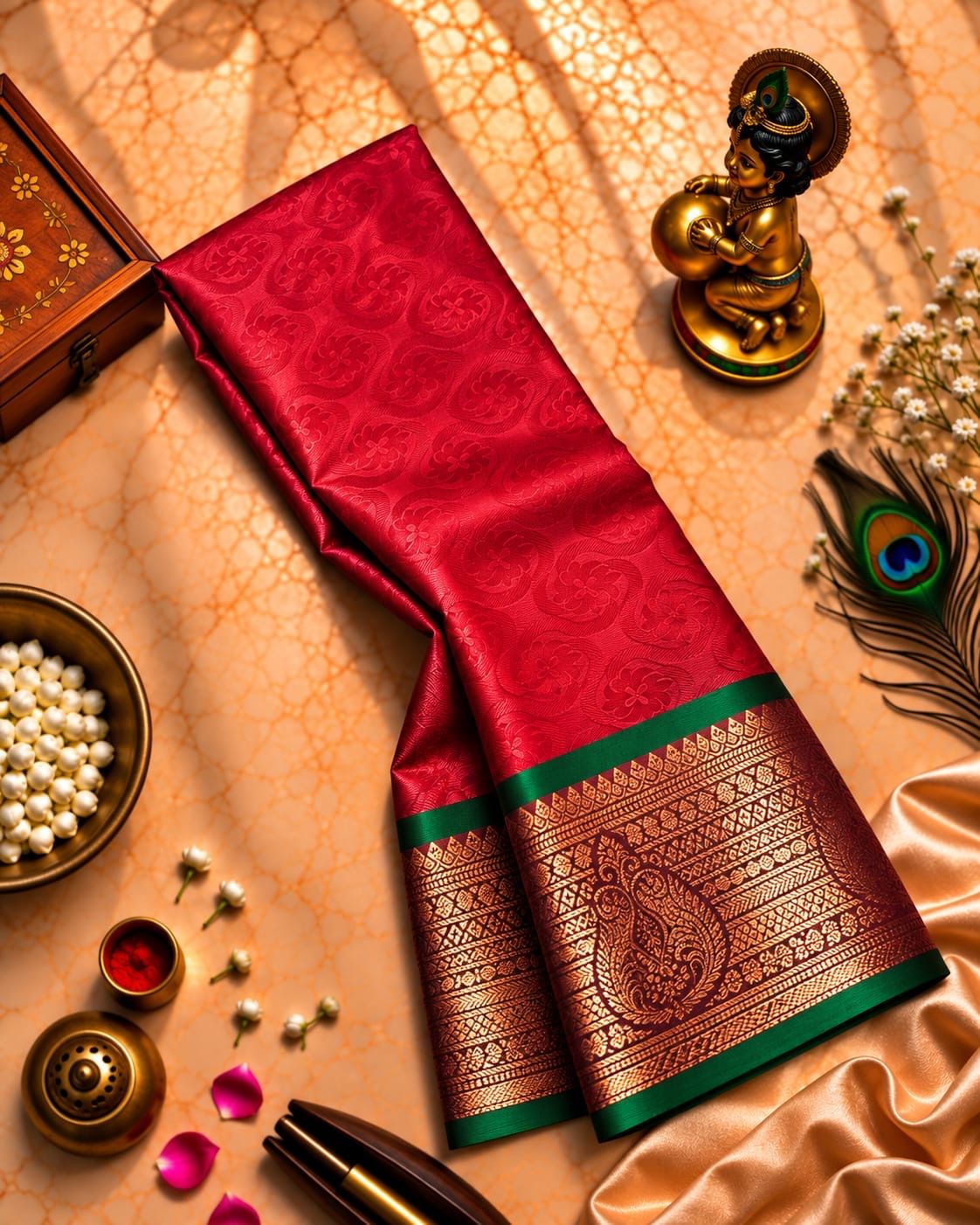 3D Embossed Semi Silk