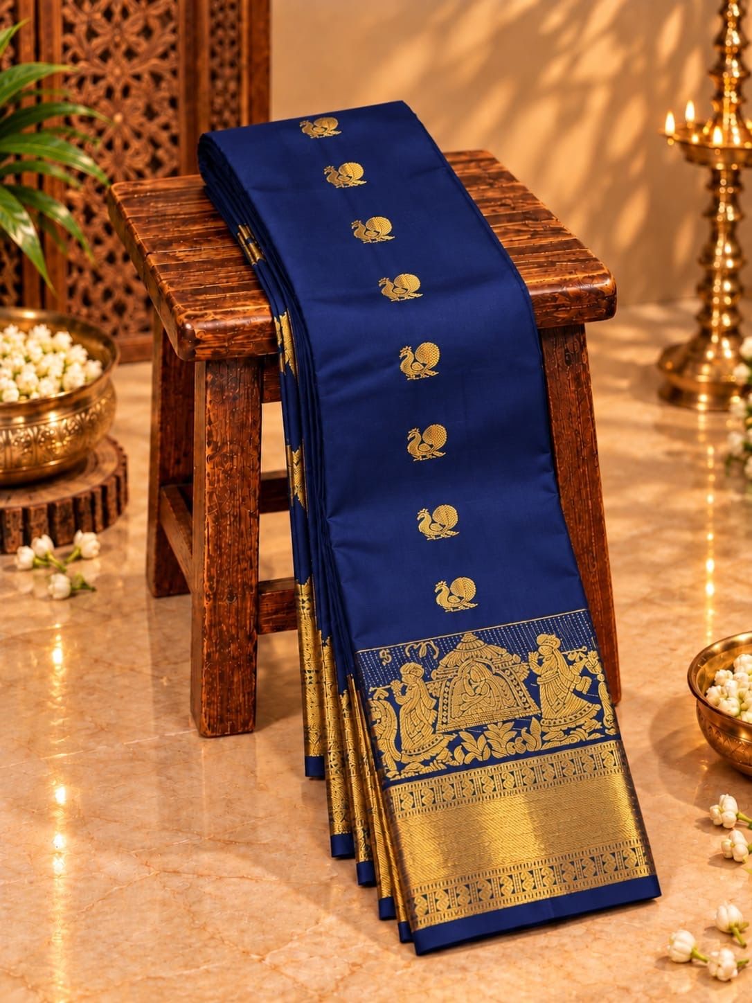 Pallakku Wedding Soft Silk Sarees