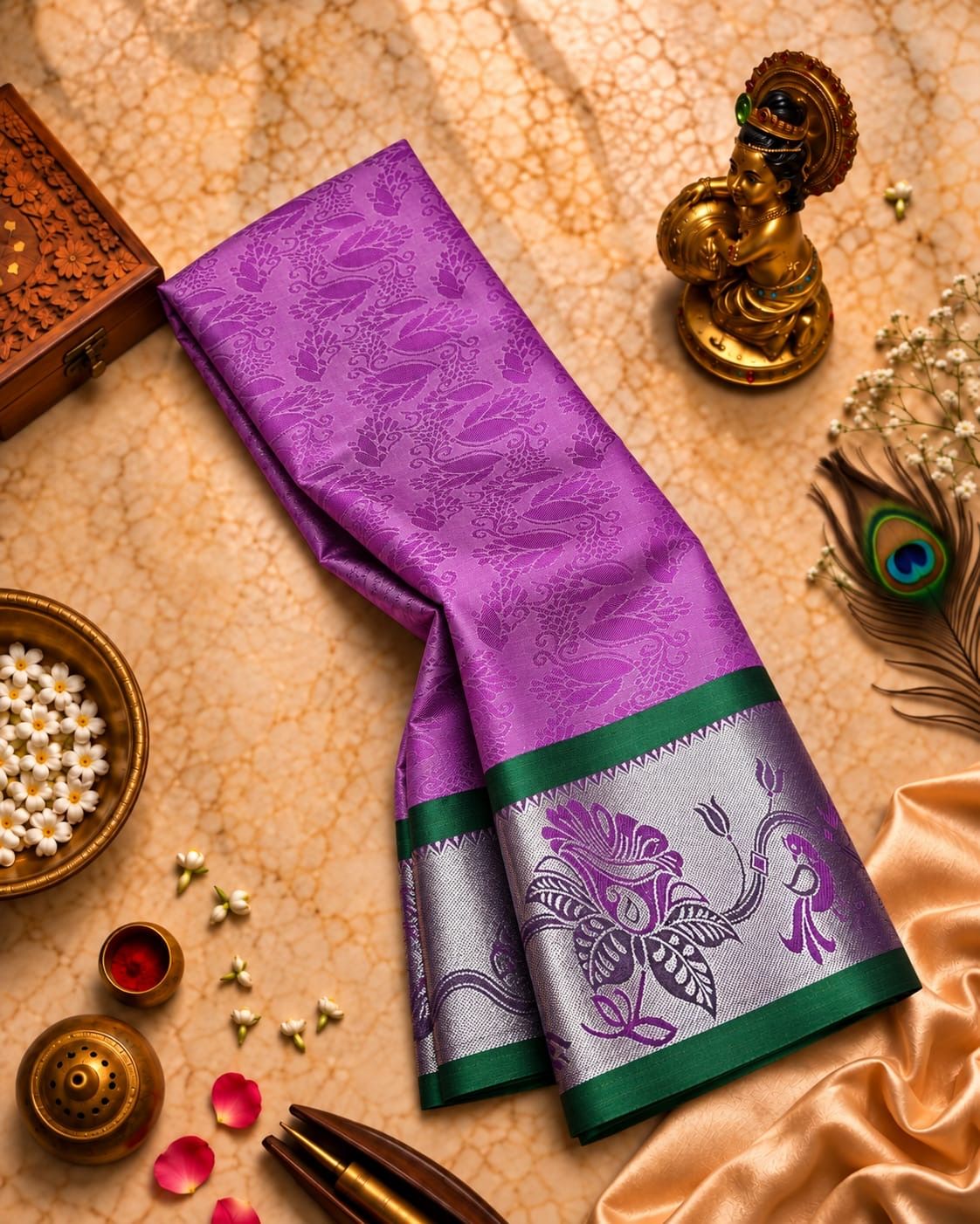 3D Embossed Semi Silk