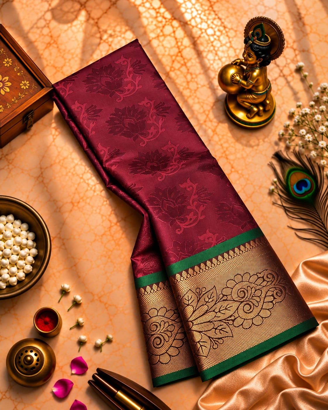 3D Embossed Semi Silk