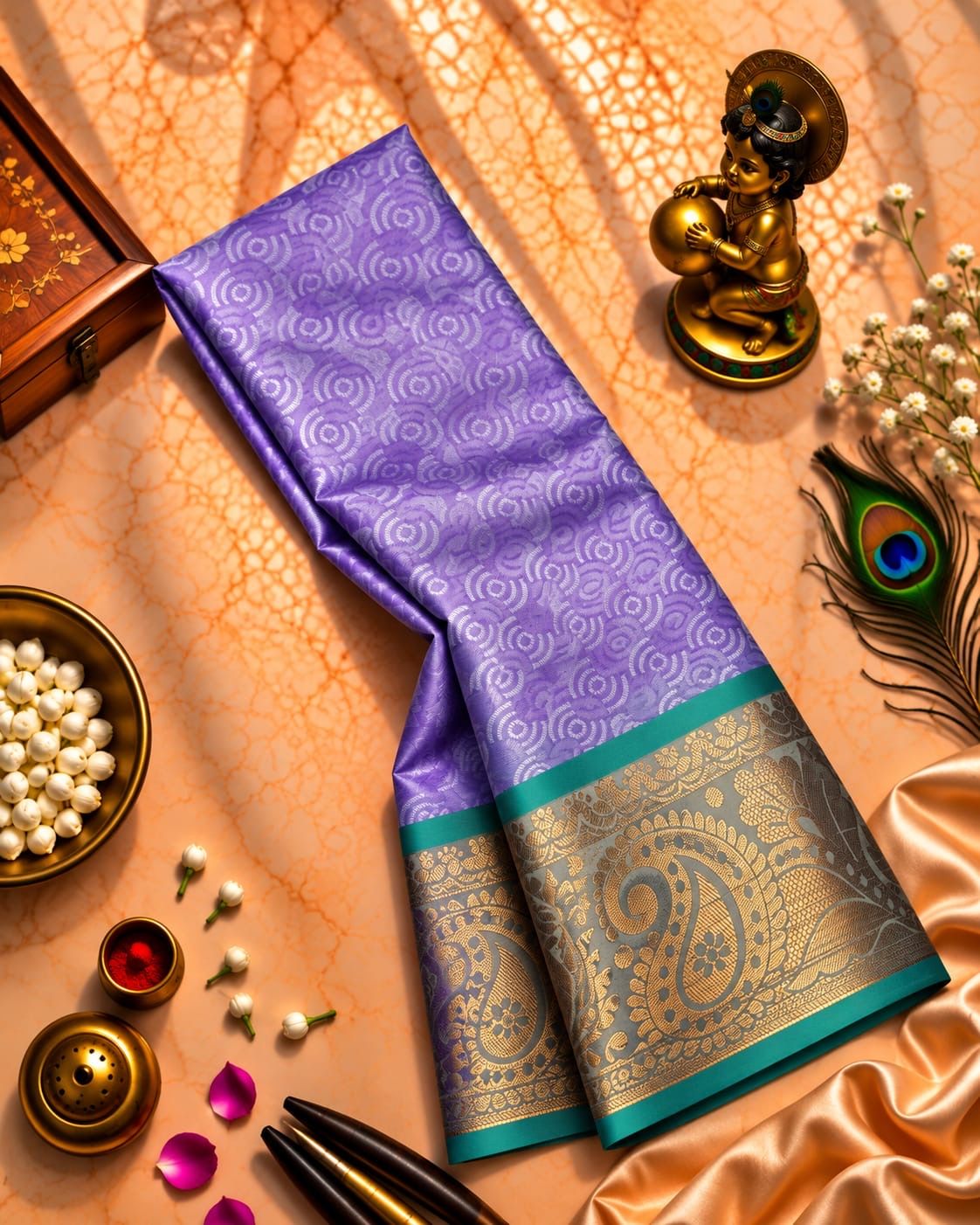 3D Embossed Semi Silk